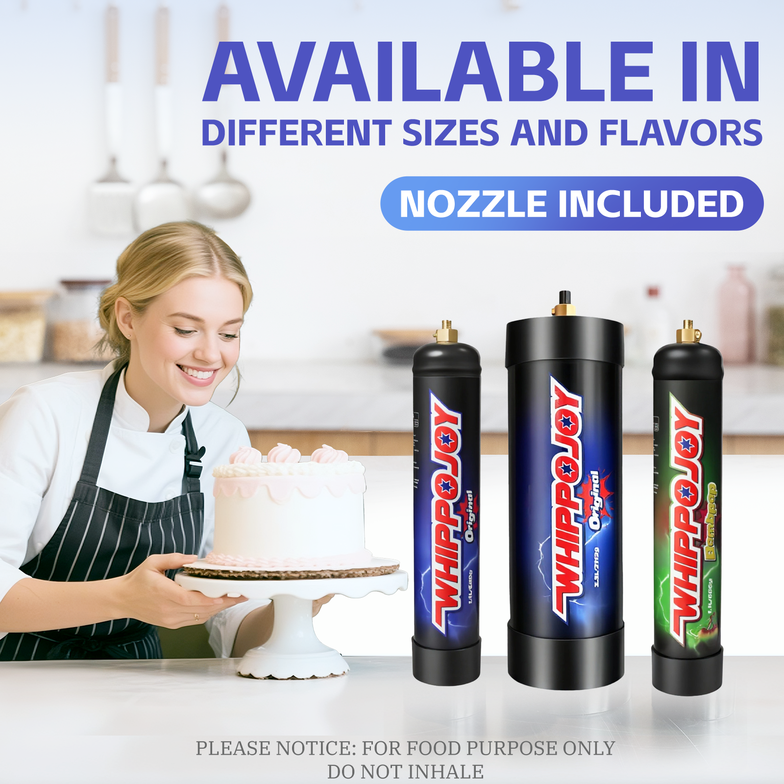Dessert Tools 680g Cream Chargers BOOMPOP