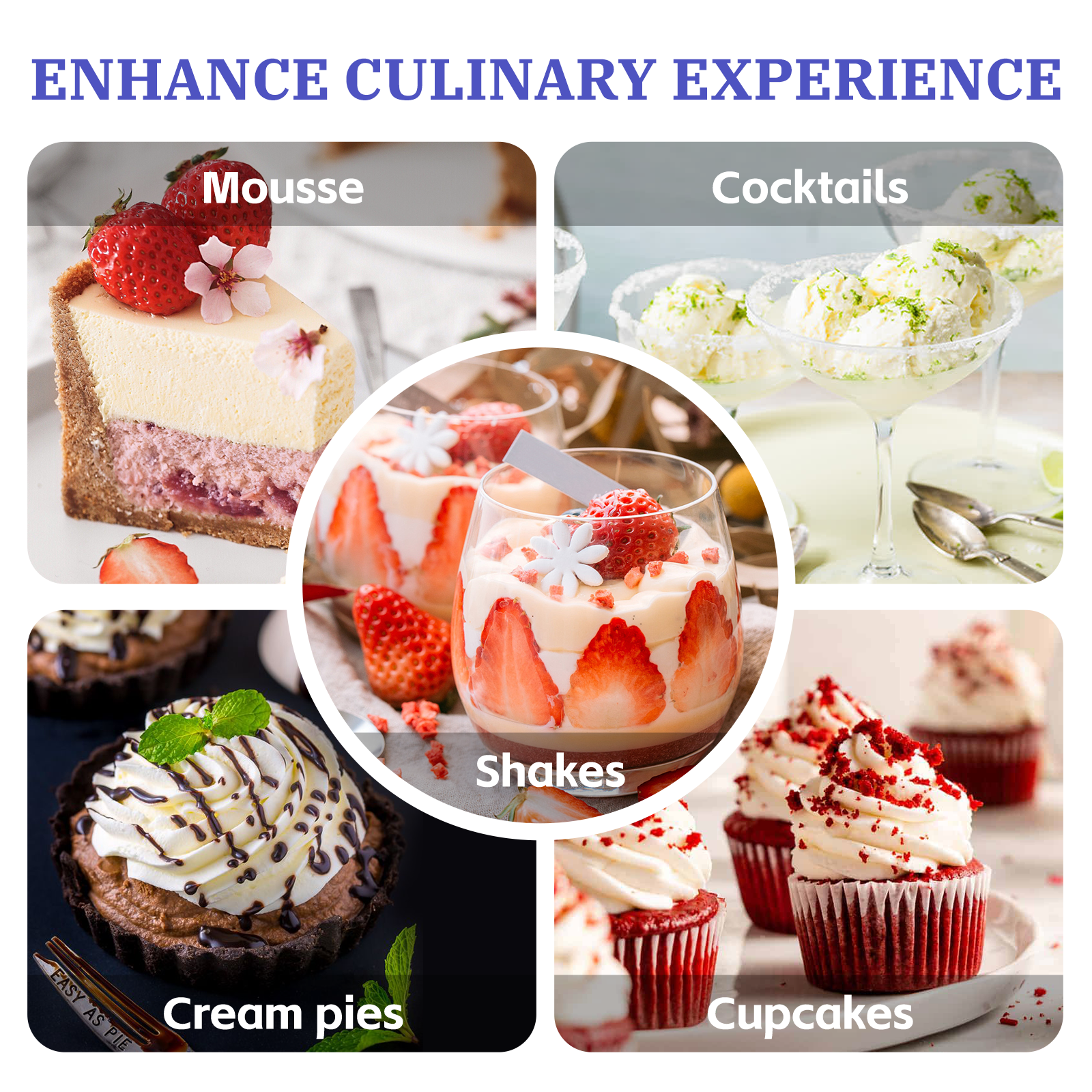 Kitchen Appliance Dessert Making Tool 3.3L Cream Charger Cylinder 2000g Dessert Tools Whipped Cream Charger